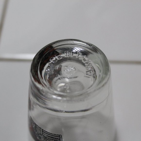 Vintage Indiana Souvenir Shot Glass Covered Bridge Amish 2 Horse Team - Picture 6 of 8